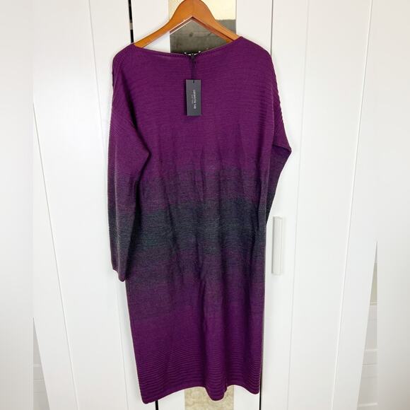 LAFAYETTE 148 New York NWT 100% Wool Knit Sweater Dress Size Large - Picture 5 of 11
